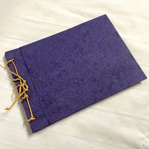 Beautiful 7.5”x10.5” Natural Fibers 24 page notebook sketchbook journal NEW